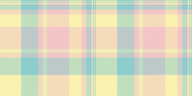 Kusursuz vektör deseni, mozaik tekstil ekoseli. Konforlu arkaplan dokusu açık renk ve sarı renk paletinde kumaş..