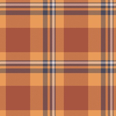 Detaylı ekoseli pikseller. Özgeçmiş, kumaş tasarımı ve tekstil için ideal. Sıcaklık ve geleneği çağrıştırıyor. Kırsal, davetkar bir estetik yaratıyor.