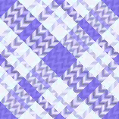 Ekim ekoseli ekose kumaş, fikir tartan kontrol deseni. Çivit ve beyaz renk paletinde renkli arkaplan dokusu vektörü.