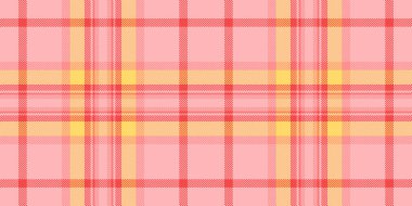 Site desenli tartan kumaş, şekil desenli ekose. Hediye arkaplan vektörü ışık ve güzel kırmızı renk paletinde kusursuz tekstil.