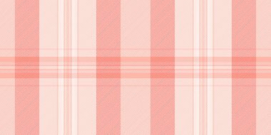 Piknik battaniyesi ekose kumaş, arka plan vektör dokusu. Paskalya tekstil kumaşı, ışık ve kırmızı renk paletinde kusursuz desen.