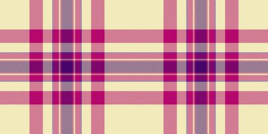 Detaylı ekose desenli. Menekşe renginde tartan tasarımı, mor, krema arkaplanda morumsu. Geçmişler, tekstil ve moda projeleri için ideal.