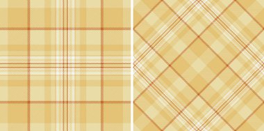 Sıcak bej ekose desenler, sonbahar atmosferini çağrıştırıyor. Klasik, dokulu estetik gerektiren arkaplan, kumaş veya grafik tasarım projeleri için kullan.