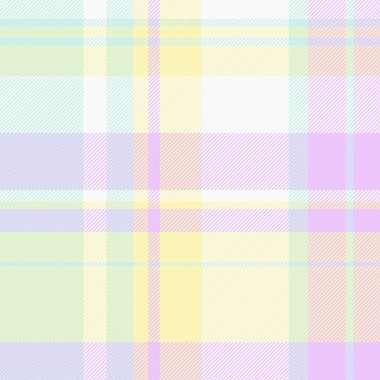 Pastel ekose desenli. Yumuşak, çok yönlü, arka plan, tekstil ve tasarım elementleri için ideal. Sakinleştirici modern estetik. Bahar, yaz veya bebek temaları için kullan.