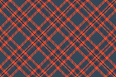 Yumuşak desenli tekstil, oktoberfest kumaş dikişsiz arkaplan. Üniforma ekose vektör tartan denetimi Cyan ve kırmızı renk paleti.