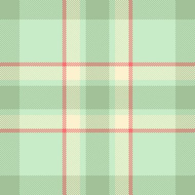 Klasik ekose desenli pastel yeşili, krem rengi, mercan rengi. Arka planlar, tekstil, dijital sanat, mevsimlik tasarımlar için çok yönlü. Biraz kırsal cazibe katıyor..
