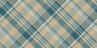 Bahçe tekstil kontrol deseni, renkli ekose desenli. Pastel ve cyan renk paletinde Afrika arkaplansız vektör dokusu.