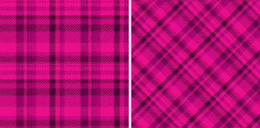 Tartan desenli ekose kumaş vektör tekstil arka planı pürüzsüz. Dağınık çizgili sanatın koyu renklerinde..