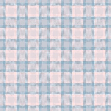 Noel süsü desenli tartan taşıyıcı, hippi kontrol kumaşı. Beyaz ve pastel renk paletinde genç arkaplan tekstil kusursuz desen.