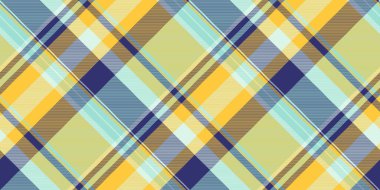 1970 'lerin kusursuz kontrol vektörü, genç tekstil kumaş ekoseli. Işık ve kehribar renk paletinde resmi arkaplan deseni.