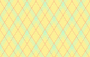 Yumuşak pastel sarı ve nane yeşili elmas desenli. Tekstil tasarımı, ambalaj, web sitesi geçmişi ve ilkbahar temaları için ideal.