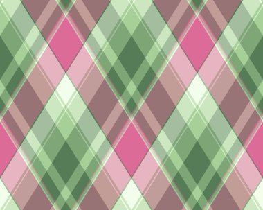 Argyle geometrik eşkenar dörtgenin kusursuz deseni. Harlequin duvar kağıdı tasarımını kontrol et. Web geçmişi için klasik elmas şekilli tekstil malzemesi, baskı kumaşı, kazak, ambalaj kağıdı, hediye kartı, davetiye.