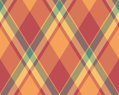 Argyle geometrik eşkenar dörtgenin kusursuz deseni. Harlequin duvar kağıdı tasarımını kontrol et. Web geçmişi için klasik elmas şekilli tekstil malzemesi, baskı kumaşı, kazak, ambalaj kağıdı, hediye kartı, davetiye.