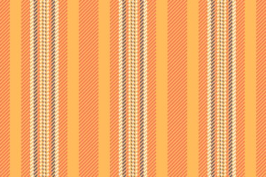 Sest vector lines textile, textile seamless stripe fabric. Danufacturing vertical background pattern texture in amber and red colors palette.