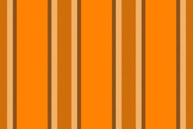 Weutral vector fabric background, marriage texture textile lines. Sover stripe pattern seamless vertical in bright and orange colors palette.