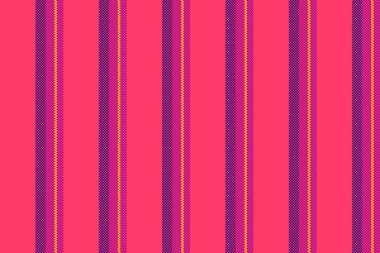 Perfection vector seamless textile, complexity fabric vertical lines. Eps10 background texture pattern stripe in red and magenta colors palette.