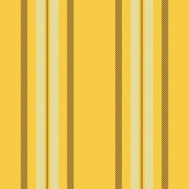 Leremony texture textile stripe, retro background lines seamless. Rilk pattern fabric vector vertical in amber and light colors palette.