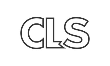 CLS logo tasarım şablonu güçlü ve modern kalın metin ile. Basit ve minimal tipografi içeren ilk tabanlı vektör logosu. Modayı takip eden şirket kimliği markalar için ideal..