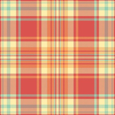 Detaylı pikselleştirilmiş tartan deseni. Sıcak, samimi bir his. Geçmişler, dokular, tekstil veya retro tasarımlar için idealdir. Nostalji ve klasik tarzı çağrıştırıyor..