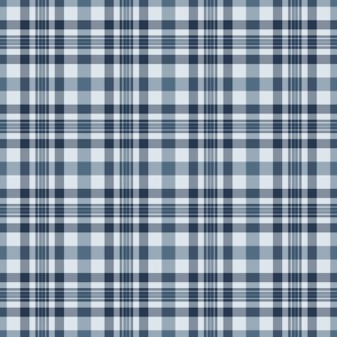 Güzel, ekose desenli, kumaşlı kumaş kumaşlı. Pastel ve mavi renk paletinde saten arkaplan dokusu kumaş vektörü.