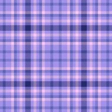 Lifler ekose desenli, kumaş arkaplanı pürüzsüz. Çivit mavisi ve mavi renk paletinde warp vektörü tartan dokusu.