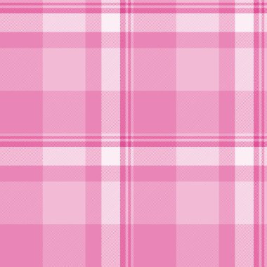 Kusursuz bir özgeçmiş araştırması yapan, mükemmel bir kumaş tartanı. Ekose vektör desenli kumaş pembe ve açık renk paletinde.