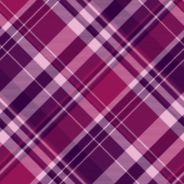 Katmanlı doku arkaplan tartan, ağ ekoseli desensiz. Mor ve açık renk paletinde fikir vektör dokusunu kontrol et.