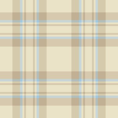 Zarif bej ve açık mavi ekose desenli. Tekstil tasarımları, web sitesi geçmişi ya da kırtasiye malzemeleri için mükemmel. İnce ama sofistike, bu yinelenen doku bir sakinlik ve düzen hissi uyandırıyor..