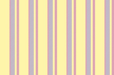 Etnik çizgiler arka plan çizgisi, klasik dikey kumaş deseni. Korku vektörü, sarı ve çivit mavisi renklerinde kusursuz doku..