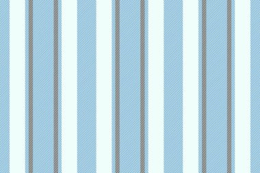 Olgun desenli kumaş, şık arka plan çizgileri, tekstil. Süslü dikey vektör dokusu gök mavisi ve cyan renk paletinde pürüzsüz.