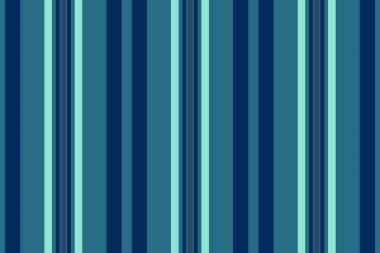 Desenli desen çizgileri, dikey arkaplan kumaşı satın al. Çizgili tekstil vektörü cyan ve mavi renk paletinde pürüzsüz.