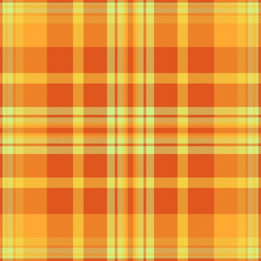 Sıcak ekose desenli. Turuncu, sarı ve açık yeşil renklerle dokunmuş. Klasik bir dokunuş gerektiren arkaplan, tekstil ve tasarım projeleri için kullanışlı.