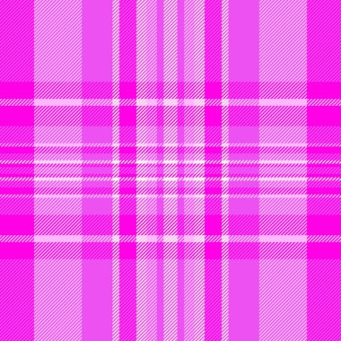 Preppy kumaş desen vektörü, duvar kağıdı arkaplan dokusu. Özel tartan denetimi Mor ve parlak renk paletinde tekstil dikişsiz.