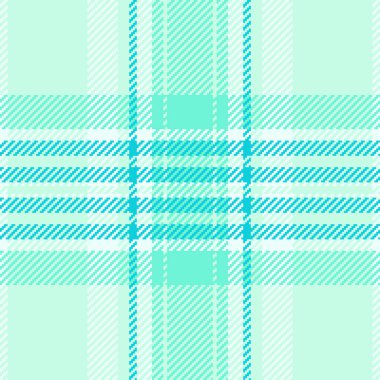 Ekose desenli, pejmürde tekstil vektör desenli. Kıyafet kumaşı arka plan ekoseli ışık ve gök mavisi renk paletinde kontrol et.