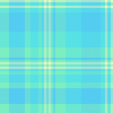 Paketlenmemiş ekose vektör, panel arka plan tekstil tartan. Livingroom kumaş desenini cyan ve nane rengi paletinde kontrol et.