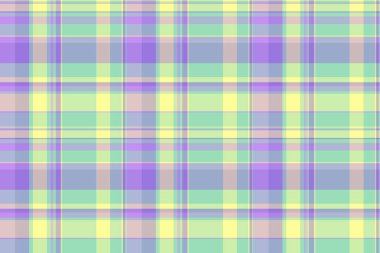 Dikensiz kumaş koleksiyonu, yaş dokusu desenli tartan. Işık ve pastel renk paletinde arkaplan vektör ekosesini kontrol et.