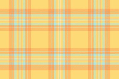 İşaretleyici arka plan vektörü, düzgün doku kusursuz kontrol. Kehribar ve turuncu renk paletinde kumaş kumaş ekose..