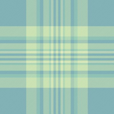 Retro doku kontrolü, flanel vektör arka plan ekoseli. Işık ve pastel renk paletinde betimleme kumaşı dikişsiz tekstil.