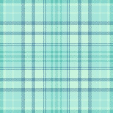 Geliştirme arka plan tartan deseni, gündüz dokusu kusursuz kontrol. Elbise kumaş ekose vektör tekstil ışık ve cyan renk paleti.