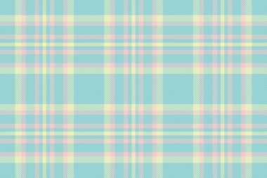 Drapery desenli arka plan, kusursuz çek tekstili. Işık ve gök mavisi renk paletinde arka vektör tartan kumaş ekoseli.