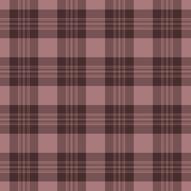 Yineleme kontrol kumaş vektörü, fabrika dokusu arkaplan modeli. 50 'li yılların tartan kumaşlı, kırmızı ve pastel renkli ekoseli paleti..