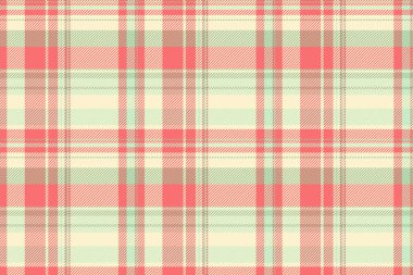 Battaniye desenli tarama, kaliteli kumaş kumaş tekstili. lşık ve kırmızı renk paletinde sessiz desen tartan pürüzsüz vektör.