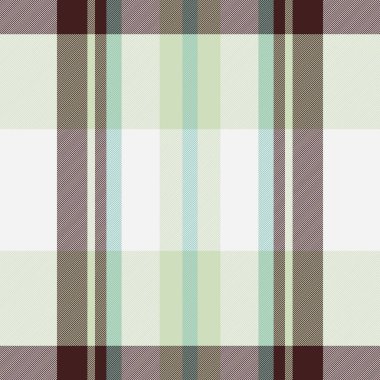 Daisy vektör tartan dokusu, oktoberfest dikişsiz ekose kumaş. Işık ve beyaz renk paletinde modern desen kumaş arkaplan kontrolü.