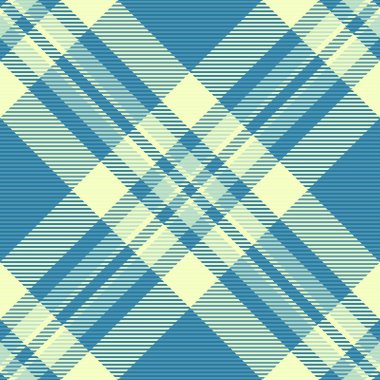 Kumaş desenli ekose kumaş, eski moda arka plan tekstili. Cyan ve açık renk paletinde birçok vektör tartansız denetim.