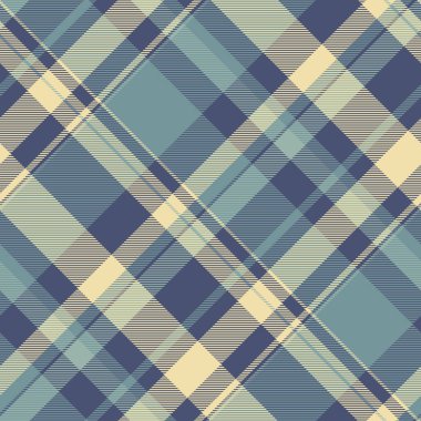 Karmaşık kumaş dokusu, Çin yeni yılı tekstil kontrolü. Çıplak tartan desenli, pastel ve mavi renk paletinde ekosesiz..