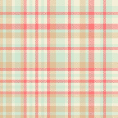 Katman tekstil arka plan modeli, birincil doku kontrolü ekoseli. Işık ve bej renk paletinde internet vektörsüz kumaş tartan.