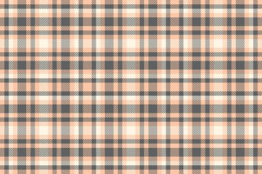 Fiber kontroller kusursuz, 2026 dokuma kumaşı. Turuncu ve gri renk paletinde kaliteli arkaplan ekose vektörü.