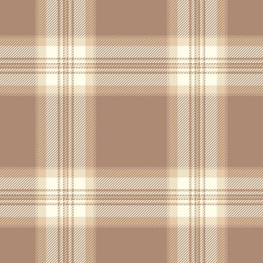 Tarafsız renk şeması olan kusursuz ekose desenli. Konfor, gelenek ve sıcaklığı çağrıştırıyor. Arkaplan, tekstil veya tasarım ögeleri için ideal.