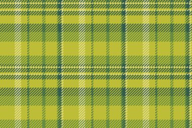 Brezilya tartan arka plan tekstili, boya kontrol vektör kumaşı. Akşam yemeği desenli ekose desen kireç ve nane rengi palette pürüzsüz..