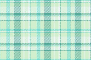 Nostalji, arka plan vektörünü kontrol et, iç desen, ekoseli kumaş. Torba tartan dokusu, gök mavisi ve açık renk paletinde..